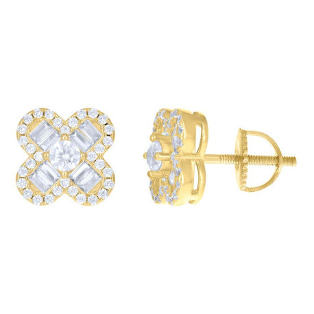 925 Sterling Silver Cz Earrings