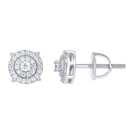 925 Sterling Silver Cz Earrings