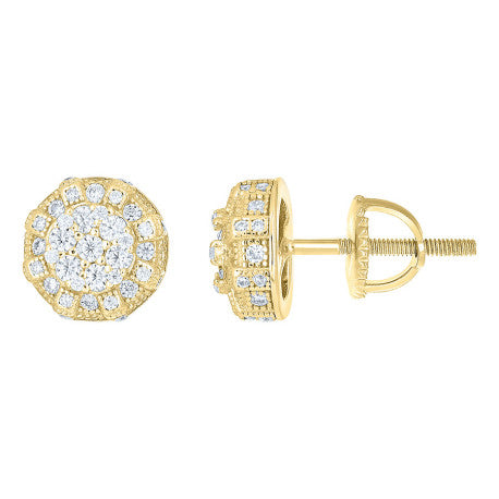 925 Sterling Silver Cz Earrings