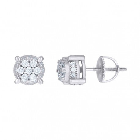 925 Sterling Silver CZ Earrings