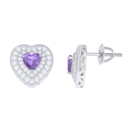 925 Sterling Silver Cz Earrings