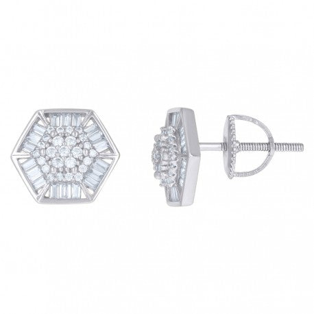 925 Sterling Silver CZ Earrings