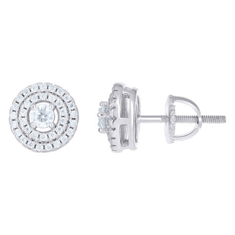925 Sterling Silver Cz Earrings