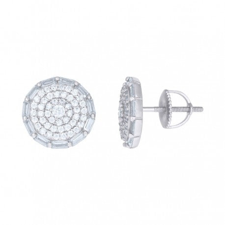 925 Sterling Silver CZ Earrings