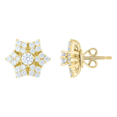 925 Sterling Silver Cz Earrings