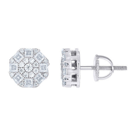 925 Sterling Silver Cz Earrings