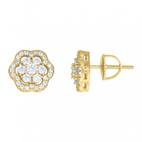 925 Sterling Silver CZ Earrings