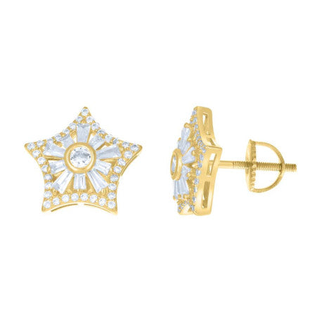 925 Sterling Silver Cz Earrings