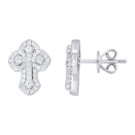 925 Sterling Silver Cz Earrings