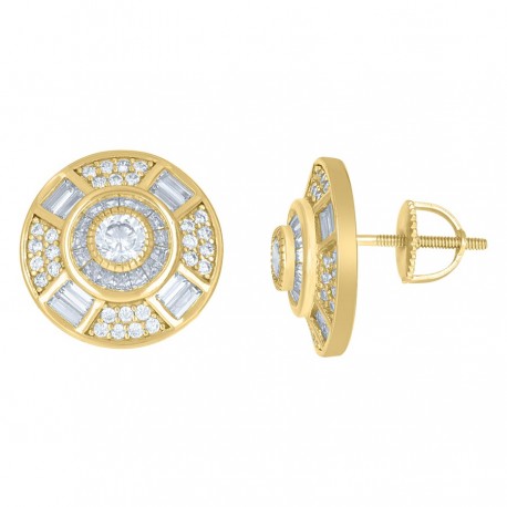 925 Sterling Silver CZ Earrings