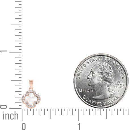 925 Sterling Silver Cz Pendant 13mm