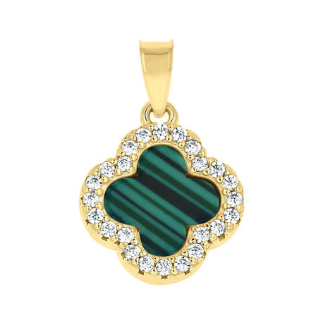 925 Sterling Silver Cz Pendant 13mm