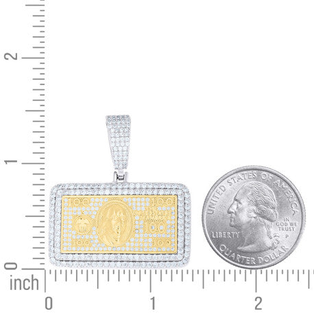 925 Sterling Silver Cz Pendant