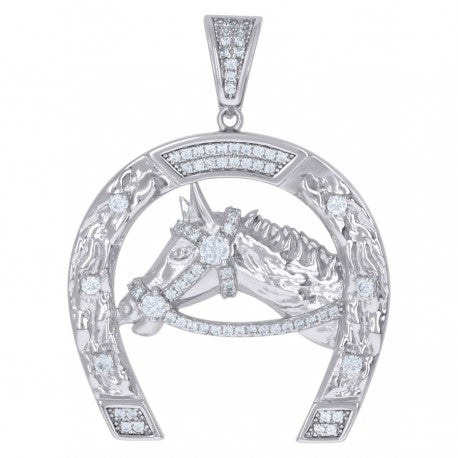 925 Sterling Silver CZ Pendant