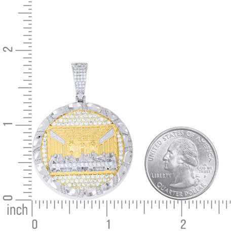 925 Sterling Silver Cz Pendant