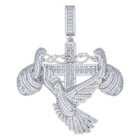 925 Sterling Silver Cz Pendant