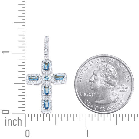 925 Sterling Silver Cz Pendant