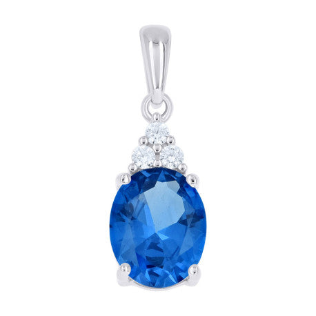 925 Sterling Silver Cz Pendant