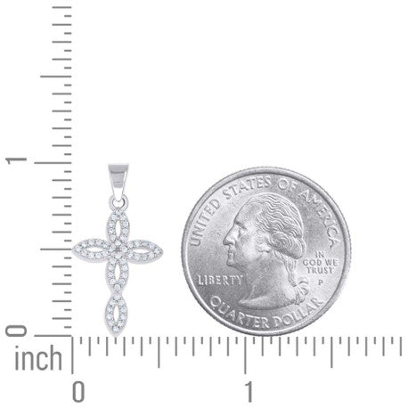 925 Sterling Silver Cz Pendant