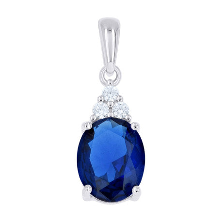 925 Sterling Silver Cz Pendant