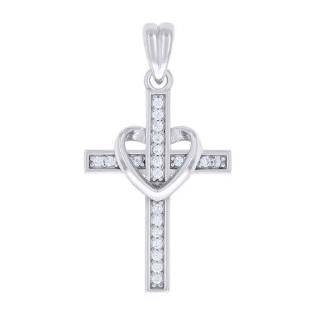925 Sterling Silver Cz Pendant