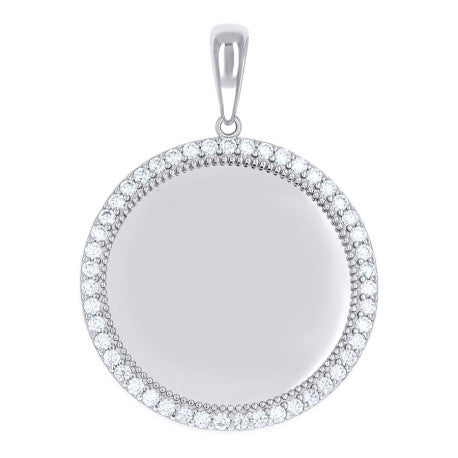 925 Sterling Silver Cz Pendant