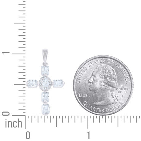 925 Sterling Silver Cz Pendant