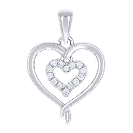 925 Sterling Silver Cz Pendant