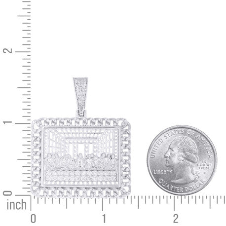 925 Sterling Silver Cz Pendant