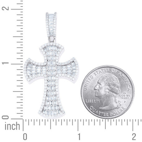 925 Sterling Silver Cz Pendant