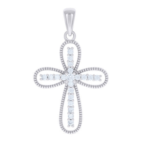 925 Sterling Silver Cz Pendant