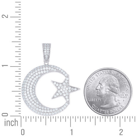 925 Sterling Silver Cz Pendant