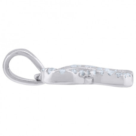 925 Sterling Silver & Cz Pendant
