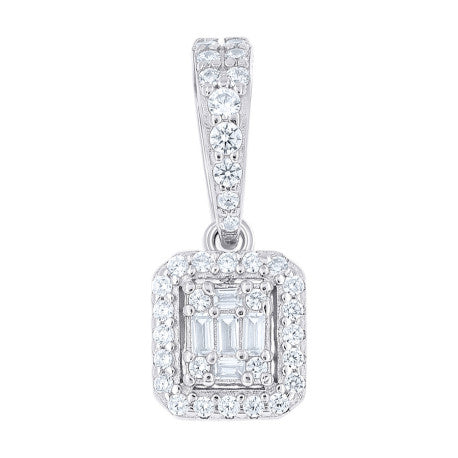 925 Sterling Silver Cz Pendant