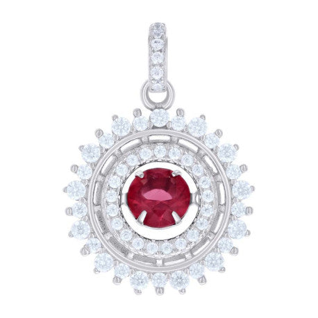 925 Sterling Silver Cz Pendant