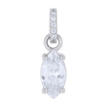 925 Sterling Silver Cz Pendant