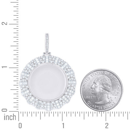 925 Sterling Silver Cz Pendant