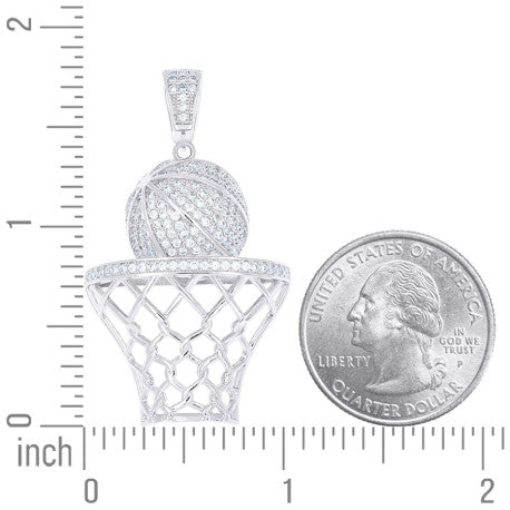 925 Sterling Silver Cz Pendant