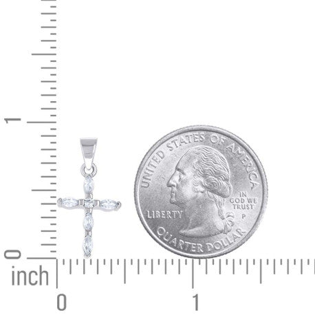 925 Sterling Silver Cz Pendant