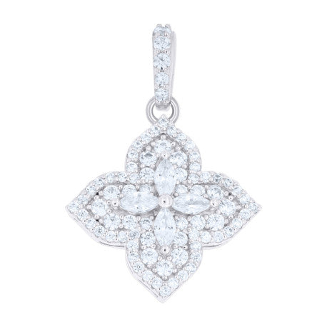 925 Sterling Silver Cz Pendant