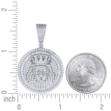 925 Sterling Silver Cz Pendant