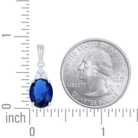 925 Sterling Silver Cz Pendant