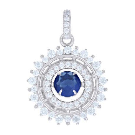 925 Sterling Silver Cz Pendant