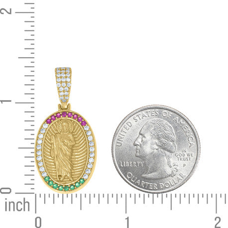 925 Sterling Silver Cz Pendant