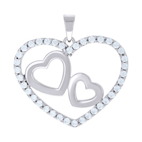 925 Sterling Silver Cz Pendant