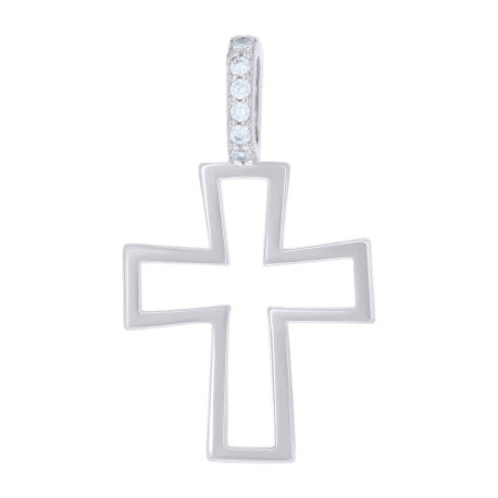 925 Sterling Silver Cz Pendant