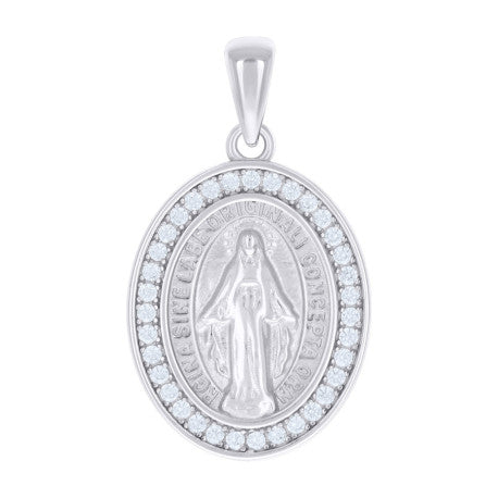 925 Sterling Silver Cz Pendant