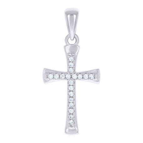 925 Sterling Silver Cz Pendant