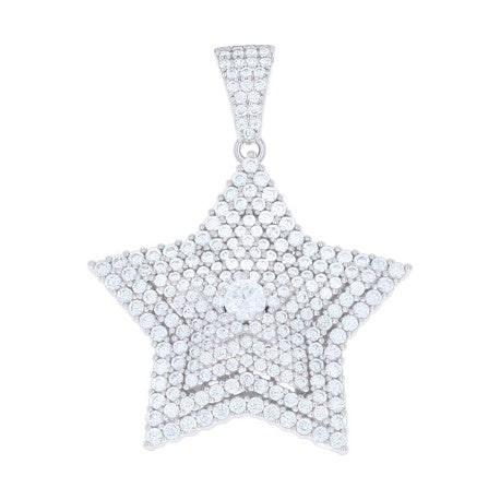 925 Sterling Silver Cz Pendant