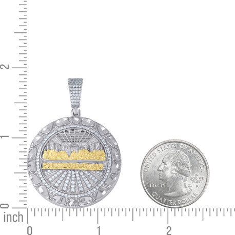 925 Sterling Silver Cz Pendant